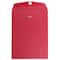 JAM Paper 9" x 12" Red Recycled Clasp Closure Envelopes